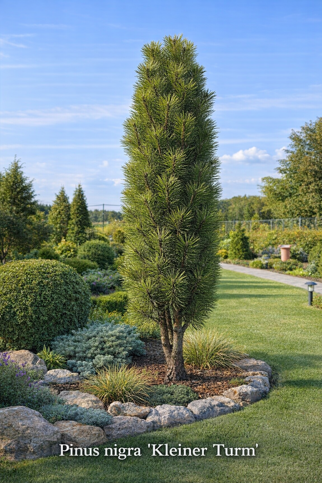 Pinus nigra Kleiner Turm must mänd potis Levala Puukool