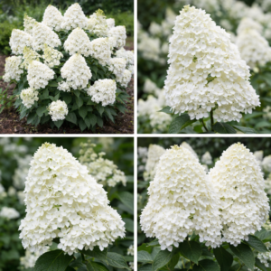 hortensia Magical Kilimanjaro valgete õisikutega pöörishortensia